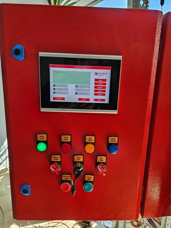 Water Treatment Plant Control Panel with HMI